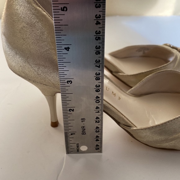 Ivanka Trump Gold Sparkly High Heels - Picture 8 of 8